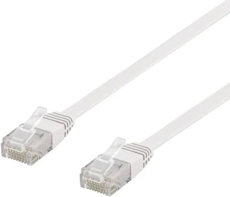 Deltaco Flat Cat6 nätverkskabel, 5m