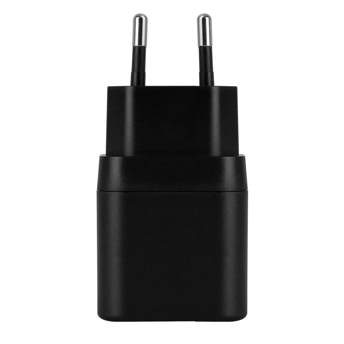 USB-C-väggladdare, 1x USB-C PD, 20 W, svart (ny)