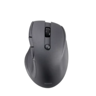Tyst Bluetooth mus 5 knappar, 600–1200 DPI, svart(ny)
