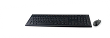 Trådlöst tangentbord och mus, USB, 10m, nordisk, svart (ny)